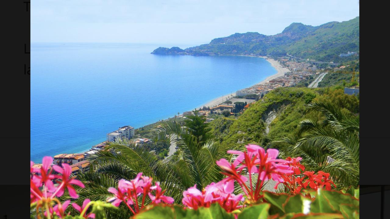 Bed and Breakfast La Nave Sul Mare Di Taormina Letojanni Exterior foto